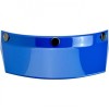 Biltwell Open Face Motorcycle Helmet Moto Visor Peak - Blue