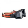 Biltwell Overland 2.0 Racer Goggle in Black with Orange Strap