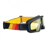 Biltwell Overland 2.0 Tri-Stripe Goggles Red Yellow Orange