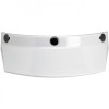 Biltwell Open Face Motorcycle Helmet Moto Visor Peak - White