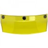 Biltwell Open Face Motorcycle Helmet Moto Visor Peak - Yellow