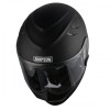 Simpson Venom ECE Motorcycle Crash Helmet Matt Black