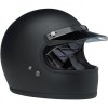 Biltwell Open Face Motorcycle Helmet Moto Visor Peak - Smoke