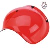 Biltwell Open Face Motorcycle Helmet Bubble Shield Visor Anti-Fog - Red