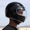 Biltwell Open Face Motorcycle Helmet Bubble Shield Visor Anti-Fog - Clear