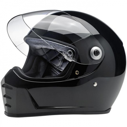 Biltwell Lane Splitter Helmet ECE - Gloss Black