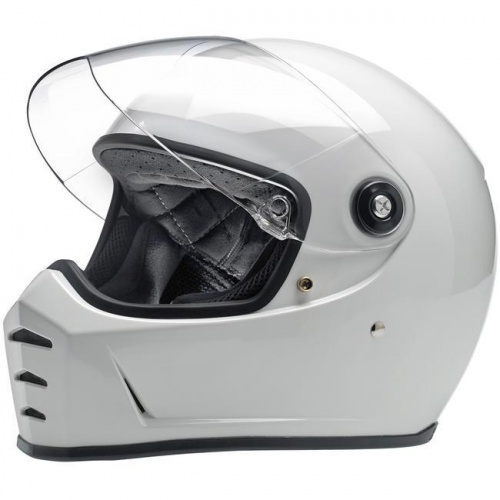 Biltwell Lane Splitter Helmet ECE - Gloss White