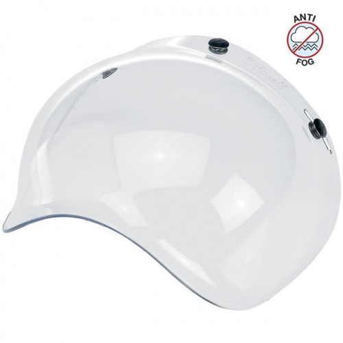Open face helmet sales with bubble shield