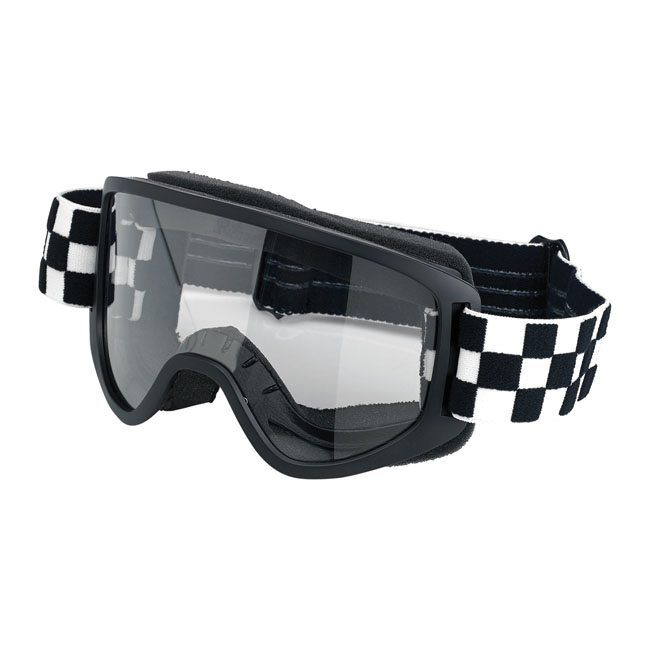 Biltwell Moto 2.0 Goggles Checkers Black