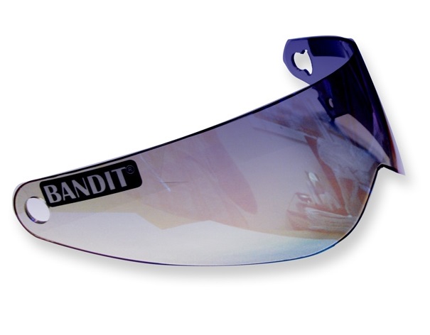 Bandit XXR / Super Street 2 / Crystal Iridium Mirror Visor