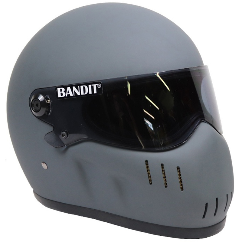 Bandit XXR Motorcycle Helmet - Matt Asphalt Grey - Bandit Helmets UK