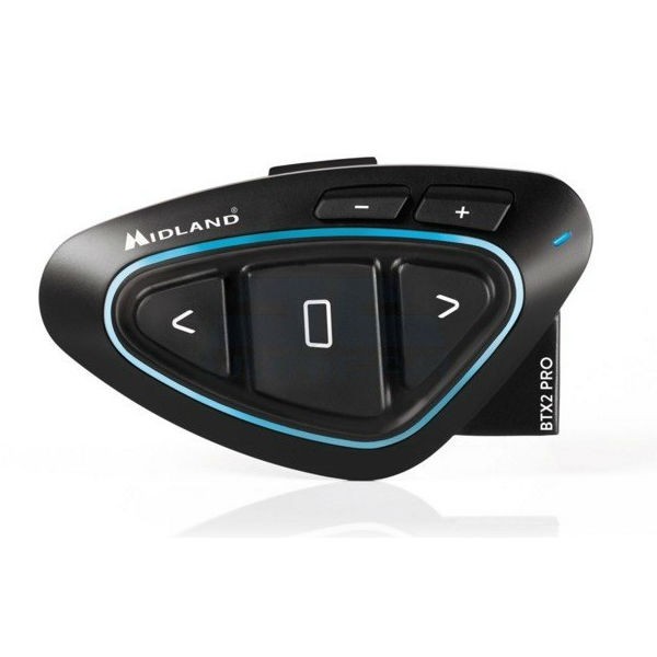 Midland BTX2 Pro Hi-Fi Motorcycle Bluetooth Intercom and FM Radio