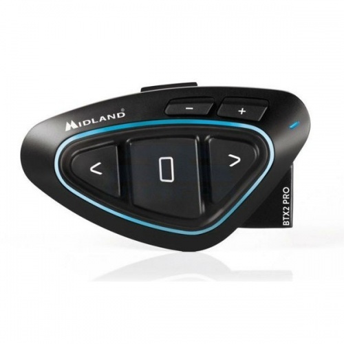 Midland BTX2 Pro Hi-Fi Motorcycle Bluetooth Intercom and FM Radio